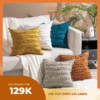 Gối Tựa Sofa Vải Linen