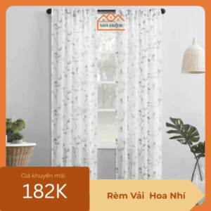 Rèm Vải Hoa Nhí Vintage