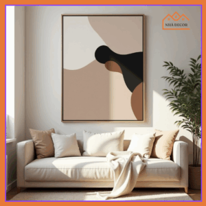 Tranh treo tường decor in chất lượng cao - khung gỗ chắc chắn