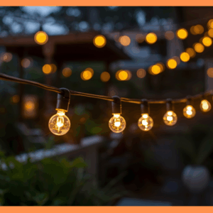 Dây đèn LED dây treo decor ngoài trời