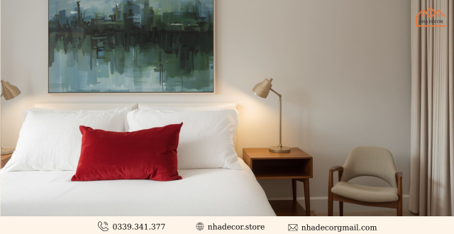 Decor phòng ngủ với điểm nhấn nổi bật